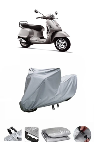 Vespa GTS 250 ABS  Gri Motosiklet Brandası ARKA ÇANTA UYUMLU DEĞİLDİR ürün görseli 1
