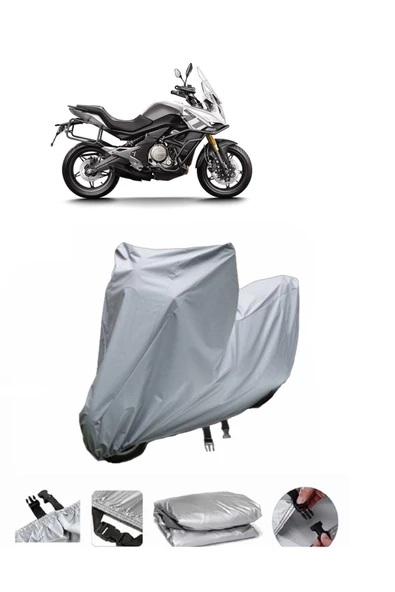 CF Moto 650MT  Gri Motosiklet Brandası ARKA ÇANTA UYUMLU DEĞİLDİR ürün görseli 1