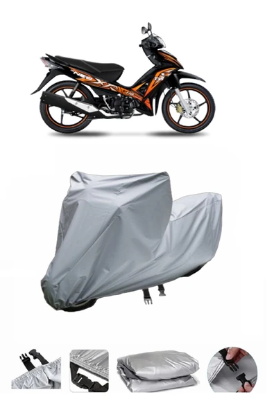 TVS Neo XR  Gri Motosiklet Brandası ARKA ÇANTA UYUMLU DEĞİLDİR ürün görseli 1