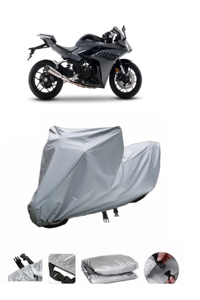 Arora GP 250  Gri Motosiklet Brandası ARKA ÇANTA UYUMLU DEĞİLDİR ürün görseli 1
