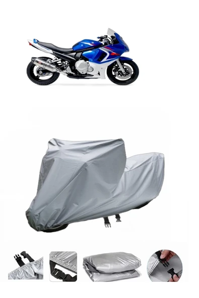 Suzuki GSX 650 F  Gri Motosiklet Brandası ARKA ÇANTA UYUMLU DEĞİLDİR ürün görseli 1