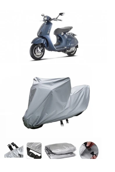 Vespa 946 125 i.e.  Gri Motosiklet Brandası ARKA ÇANTA UYUMLU DEĞİLDİR ürün görseli 1