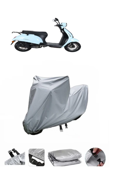 Kuba Blueberry  Gri Motosiklet Brandası ARKA ÇANTA UYUMLU DEĞİLDİR ürün görseli 1
