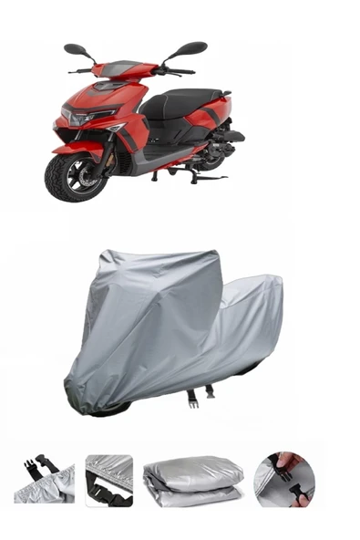 Mondial Air Time  Gri Motosiklet Brandası ARKA ÇANTA UYUMLU DEĞİLDİR ürün görseli 1