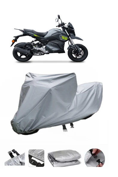 Yuki Hammer 50  Gri Motosiklet Brandası ARKA ÇANTA UYUMLU DEĞİLDİR ürün görseli 1