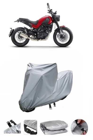 Benelli Leoncino  Gri Motosiklet Brandası ARKA ÇANTA UYUMLU DEĞİLDİR ürün görseli 1