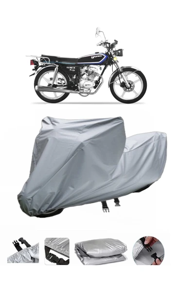 Yuki YK-100M Modify  Gri Motosiklet Brandası ARKA ÇANTA UYUMLU DEĞİLDİR ürün görseli 1