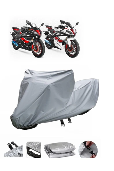 Yuki YK250-21 R-Samurai  Gri Motosiklet Brandası ARKA ÇANTA UYUMLU DEĞİLDİR ürün görseli 1