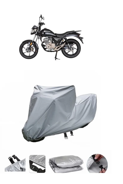 Mondial 125 Vulture i  Gri Motosiklet Brandası ARKA ÇANTA UYUMLU DEĞİLDİR ürün görseli 1