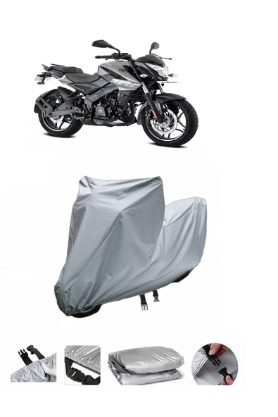 Bajaj Pulsar AS 200  Gri Motosiklet Brandası ARKA ÇANTA UYUMLU DEĞİLDİR ürün görseli 1