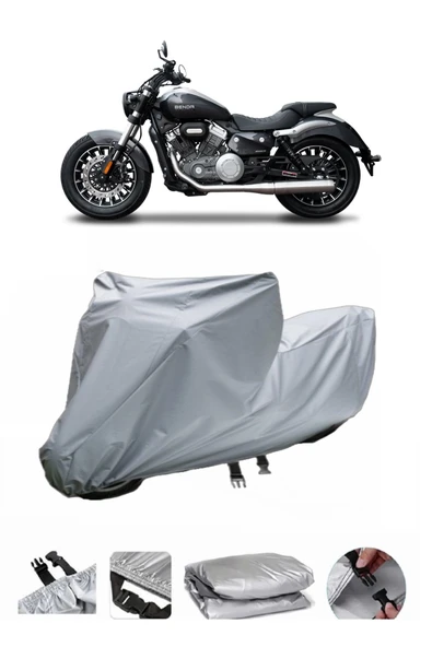 Yuki Benda Rock 250  Gri Motosiklet Brandası ARKA ÇANTA UYUMLU DEĞİLDİR ürün görseli 1