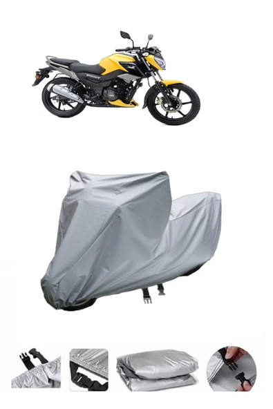 TVS Raider 125  Gri Motosiklet Brandası ARKA ÇANTA UYUMLU DEĞİLDİR ürün görseli 1