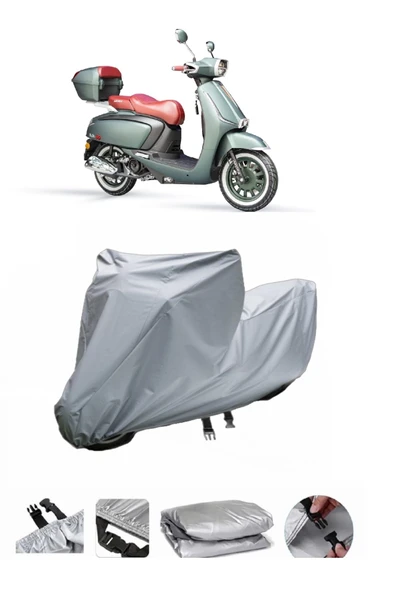 Arora Mojito 50  Gri Motosiklet Brandası ARKA ÇANTA UYUMLU DEĞİLDİR ürün görseli 1