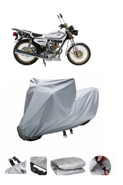 Arora AR 100-8 A Modifiye  Gri Motosiklet Brandası ARKA ÇANTA UYUMLU DEĞİLDİR ürün görseli 1