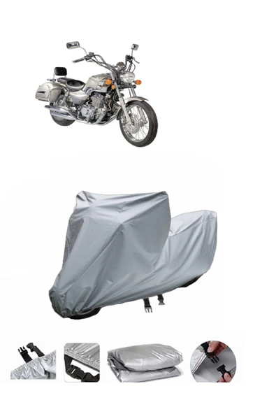 Mondial 250 MCT  Gri Motosiklet Brandası ARKA ÇANTA UYUMLU DEĞİLDİR ürün görseli 1