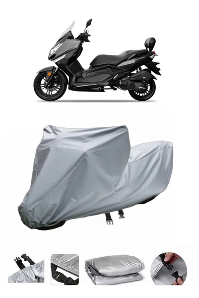 Yuki CL 125T  Gri Motosiklet Brandası ARKA ÇANTA UYUMLU DEĞİLDİR ürün görseli 1