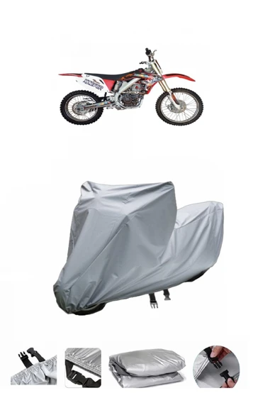 Apachi 4V Cross  Gri Motosiklet Brandası ARKA ÇANTA UYUMLU DEĞİLDİR ürün görseli 1