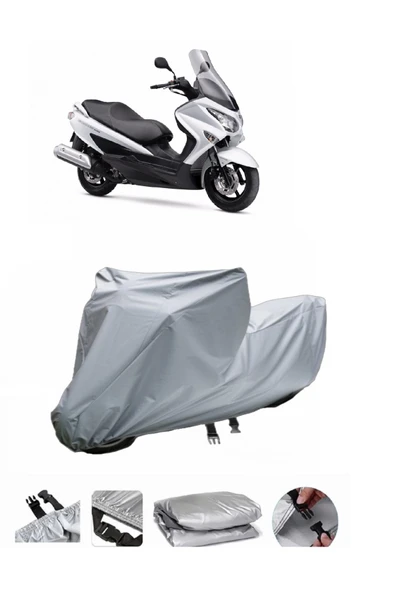 Suzuki Burgman UH 200  Gri Motosiklet Brandası ARKA ÇANTA UYUMLU DEĞİLDİR ürün görseli 1