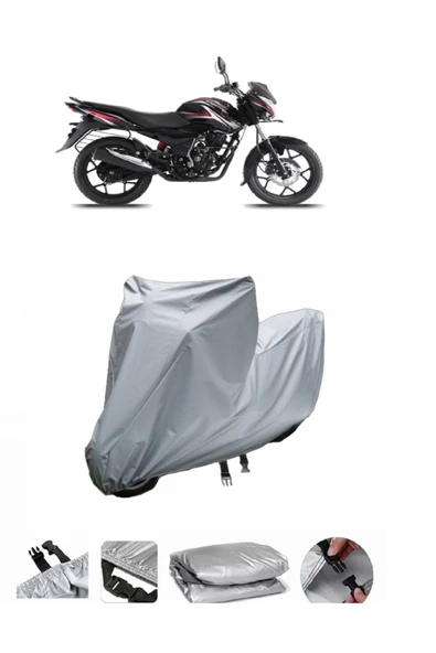 Bajaj Discover 150 S  Gri Motosiklet Brandası ARKA ÇANTA UYUMLU DEĞİLDİR ürün görseli 1