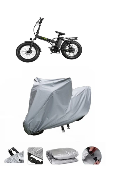 Volta VB2 Gri Motosiklet Brandası ARKA ÇANTA UYUMLU DEĞİLDİR ürün görseli 1
