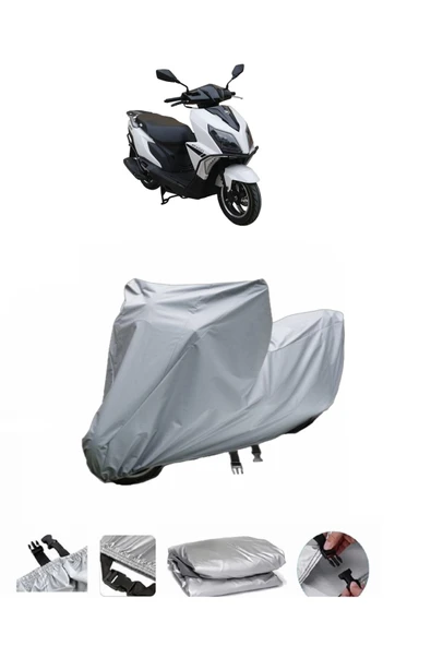 Apachi Joy 125  Gri Motosiklet Brandası ARKA ÇANTA UYUMLU DEĞİLDİR ürün görseli 1