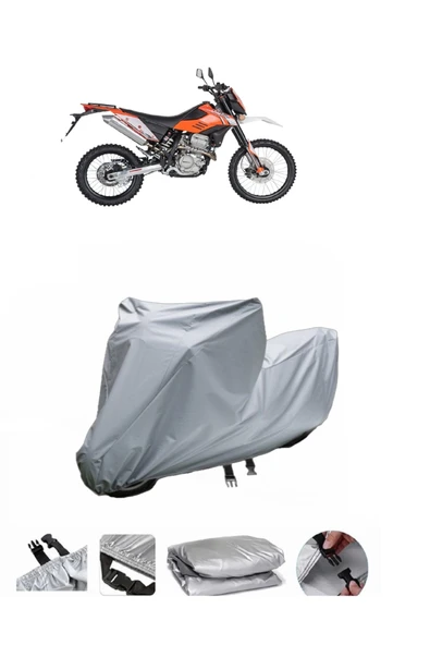 Mondial X-Treme Enduro  Gri Motosiklet Brandası ARKA ÇANTA UYUMLU DEĞİLDİR ürün görseli 1