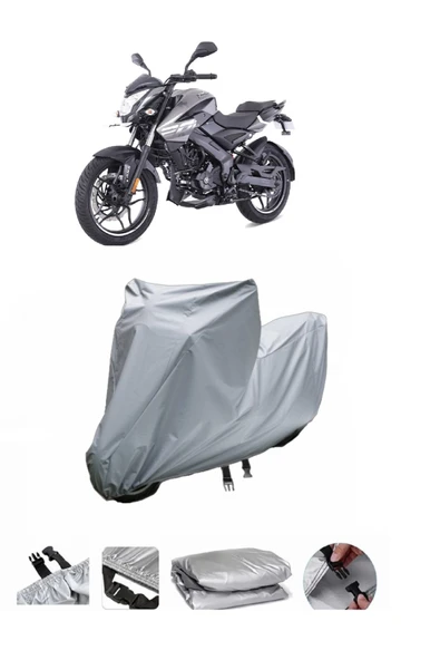 Bajaj Pulsar NS 200 ABS  Gri Motosiklet Brandası ARKA ÇANTA UYUMLU DEĞİLDİR ürün görseli 1