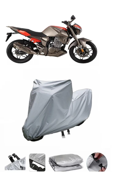 Zontes Phantom S250  Gri Motosiklet Brandası ARKA ÇANTA UYUMLU DEĞİLDİR ürün görseli 1