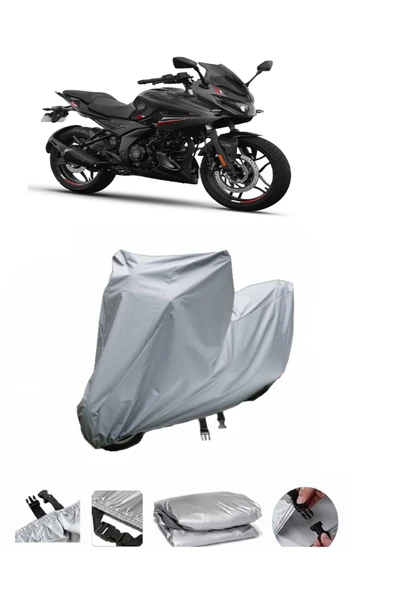 Bajaj Pulsar F 250  Gri Motosiklet Brandası ARKA ÇANTA UYUMLU DEĞİLDİR ürün görseli 1