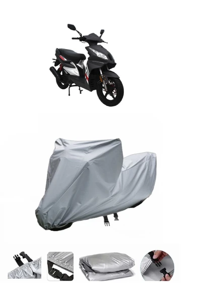 Mondial 100 Ardour  Gri Motosiklet Brandası ARKA ÇANTA UYUMLU DEĞİLDİR ürün görseli 1