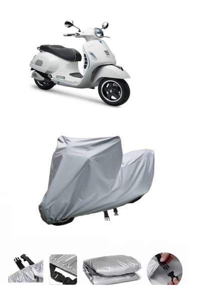 Vespa GTS 150 ABS  Gri Motosiklet Brandası ARKA ÇANTA UYUMLU DEĞİLDİR ürün görseli 1
