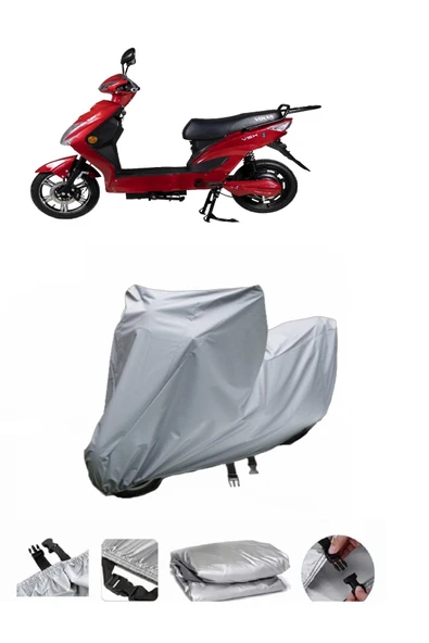 Volta VSX Gri Motosiklet Brandası ARKA ÇANTA UYUMLU DEĞİLDİR ürün görseli 1