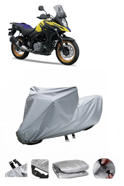 Suzuki V-Strom DL650  Gri Motosiklet Brandası ARKA ÇANTA UYUMLU DEĞİLDİR ürün görseli 1