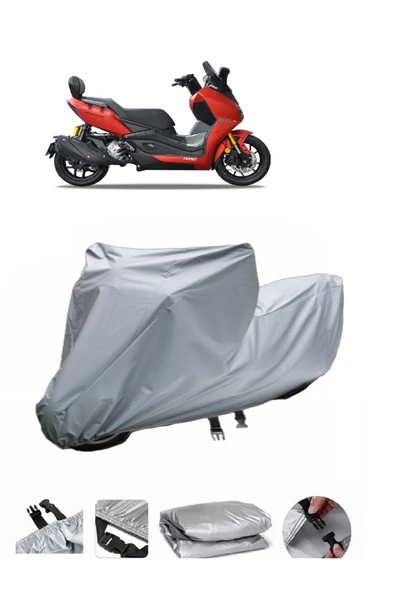 Yuki Huracan TR250T  Gri Motosiklet Brandası ARKA ÇANTA UYUMLU DEĞİLDİR ürün görseli 1