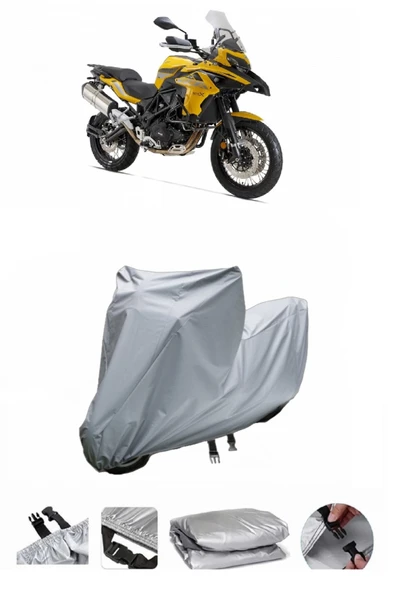 Benelli TRK 502  Gri Motosiklet Brandası ARKA ÇANTA UYUMLU DEĞİLDİR ürün görseli 1