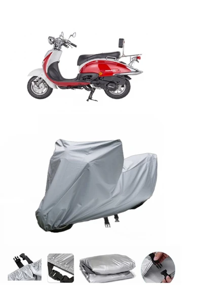Mondial 125 ZNU  Gri Motosiklet Brandası ARKA ÇANTA UYUMLU DEĞİLDİR ürün görseli 1