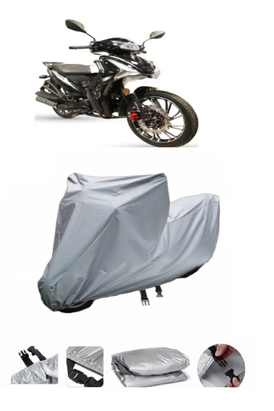 Arora Smart 50 X  Gri Motosiklet Brandası ARKA ÇANTA UYUMLU DEĞİLDİR ürün görseli 1