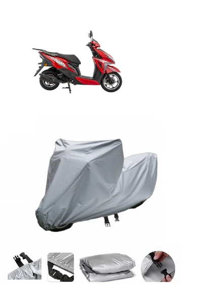 Mondial 125 Elegante  Gri Motosiklet Brandası ARKA ÇANTA UYUMLU DEĞİLDİR ürün görseli 1