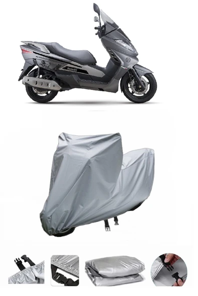 Benelli Zafferano  Gri Motosiklet Brandası ARKA ÇANTA UYUMLU DEĞİLDİR ürün görseli 1