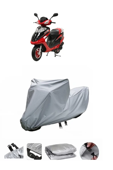 Mondial 100 RT  Gri Motosiklet Brandası ARKA ÇANTA UYUMLU DEĞİLDİR ürün görseli 1
