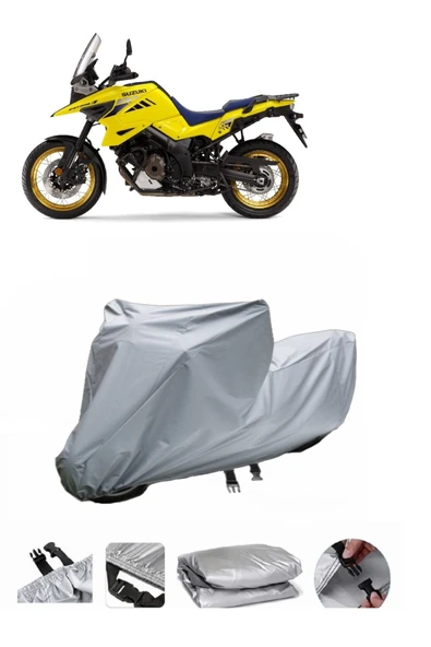 Suzuki V-Strom 1050 XT  Gri Motosiklet Brandası ARKA ÇANTA UYUMLU DEĞİLDİR ürün görseli 1