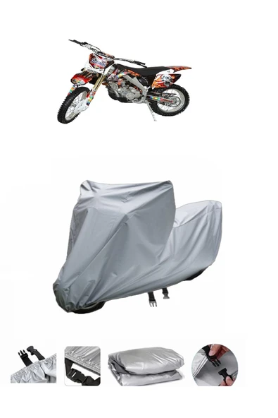 Apachi XZ 250R  Gri Motosiklet Brandası ARKA ÇANTA UYUMLU DEĞİLDİR ürün görseli 1