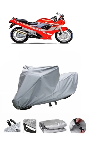 Suzuki GSX 750 F  Gri Motosiklet Brandası ARKA ÇANTA UYUMLU DEĞİLDİR ürün görseli 1