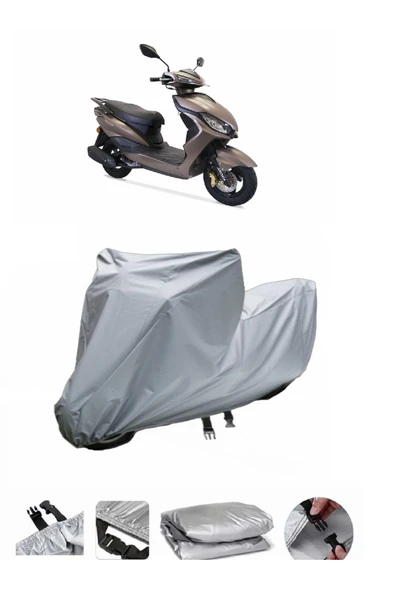 Arora Freedom 50  Gri Motosiklet Brandası ARKA ÇANTA UYUMLU DEĞİLDİR ürün görseli 1