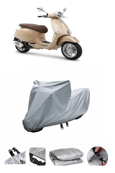 Vespa Primavera 150 S  Gri Motosiklet Brandası ARKA ÇANTA UYUMLU DEĞİLDİR ürün görseli 1