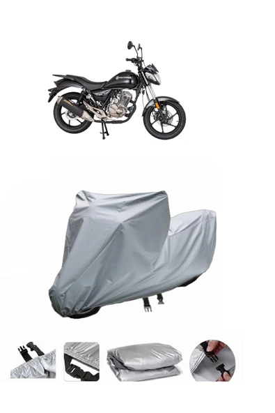Mondial Vulture I-E  Gri Motosiklet Brandası ARKA ÇANTA UYUMLU DEĞİLDİR ürün görseli 1