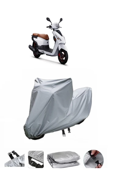 Kuba Cargo  Gri Motosiklet Brandası ARKA ÇANTA UYUMLU DEĞİLDİR ürün görseli 1
