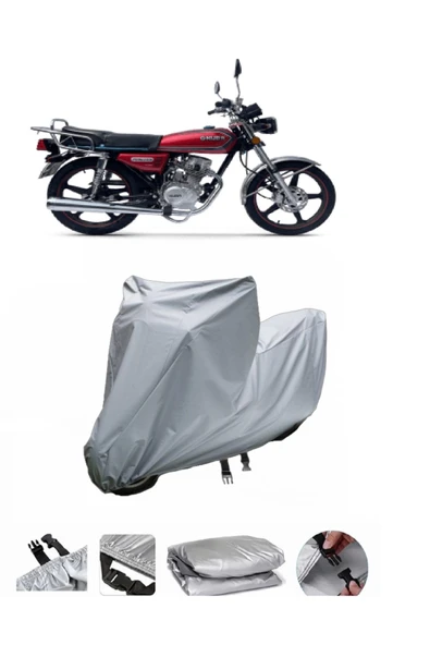 Kuba Çita 100R Max  Gri Motosiklet Brandası ARKA ÇANTA UYUMLU DEĞİLDİR ürün görseli 1