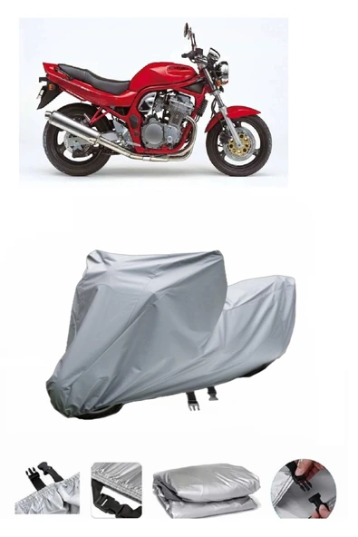Suzuki GSF 600 Bandit S  Gri Motosiklet Brandası ARKA ÇANTA UYUMLU DEĞİLDİR ürün görseli 1