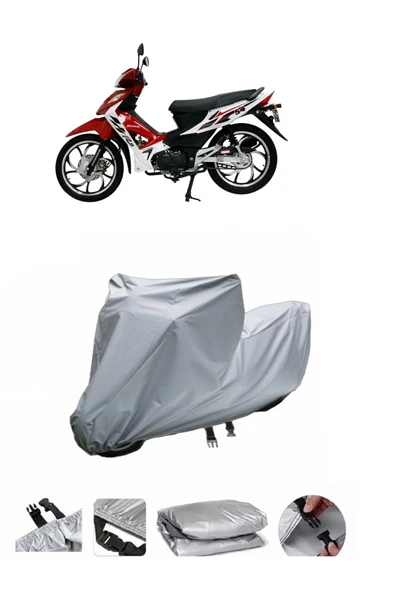 Mondial 100 SFS Sport  Gri Motosiklet Brandası ARKA ÇANTA UYUMLU DEĞİLDİR ürün görseli 1